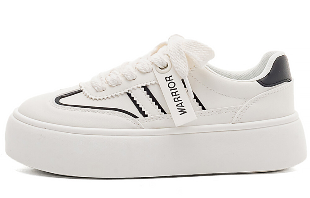 

Кроссовки WARRIOR Skateboarding Shoes Women's Low-top, бежевый/черный