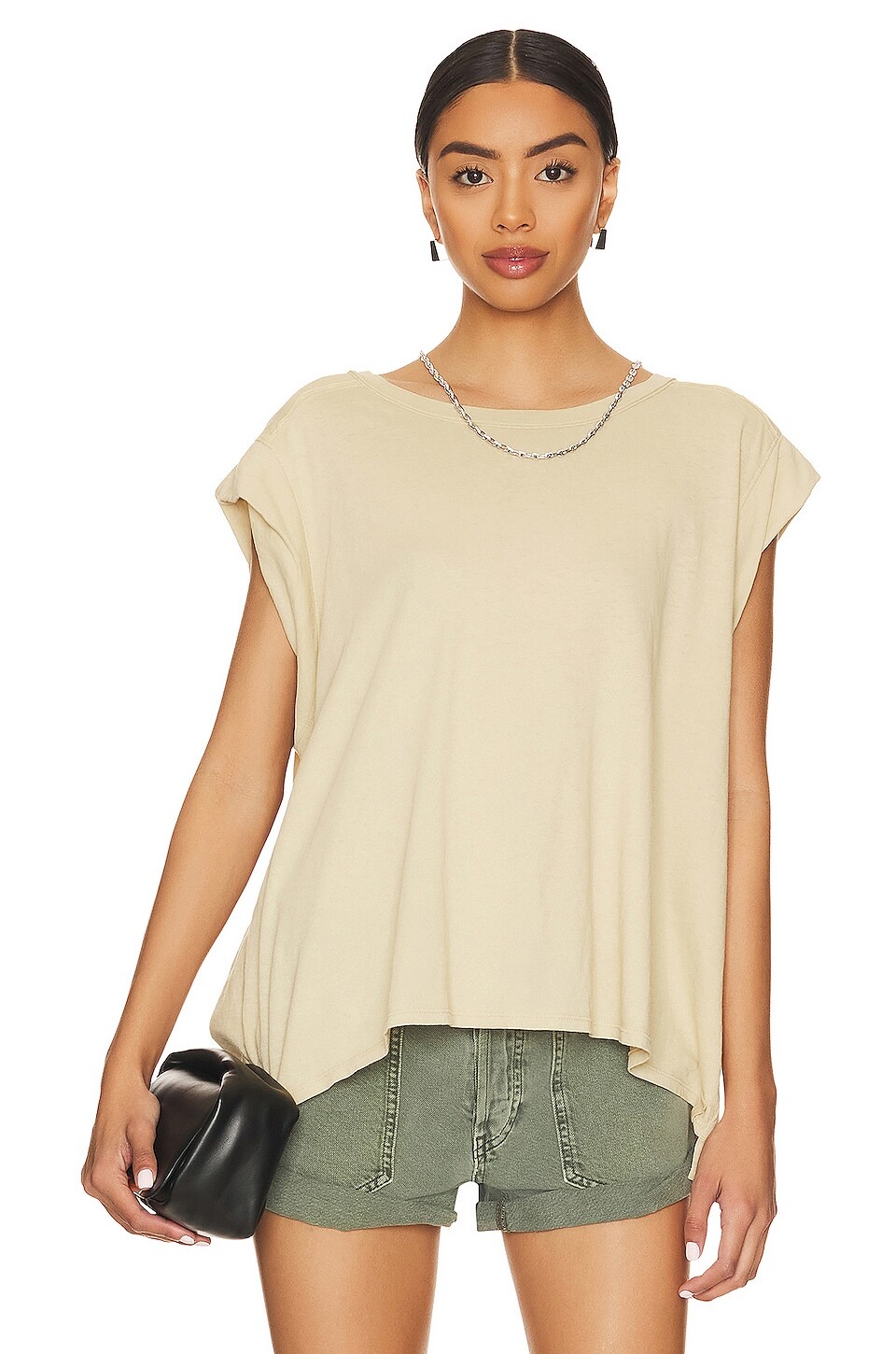 

Футболка Free People Naomi, цвет Tidal Foam