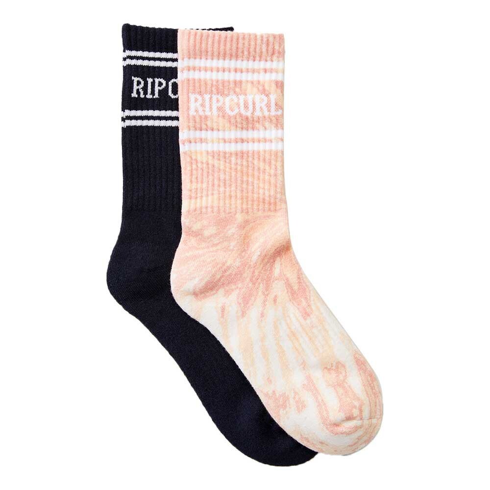 

Носки Rip Curl Run Swim Surf Crew 2 шт, разноцветный