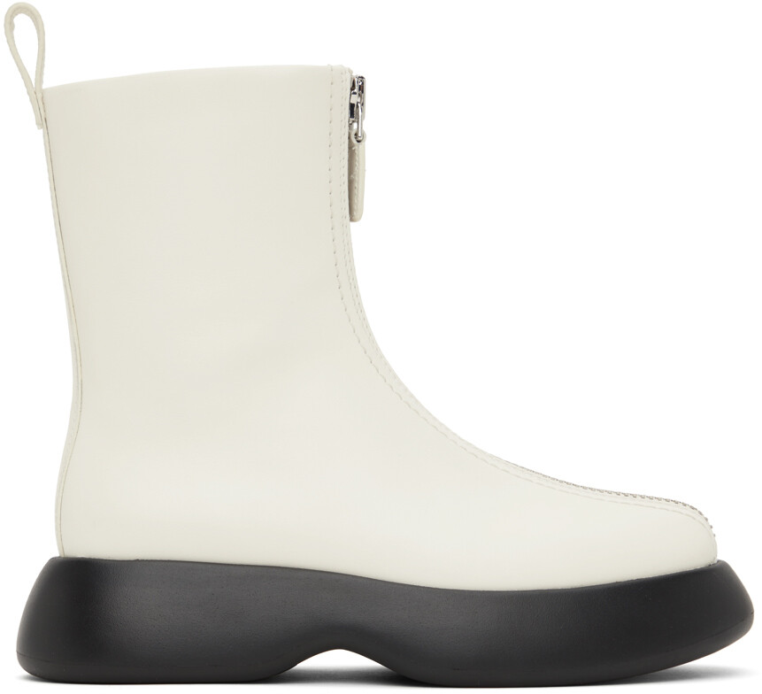 

Белые антикварные ботинки Mercer 3.1 Phillip Lim, Белый, Белые антикварные ботинки Mercer 3.1 Phillip Lim