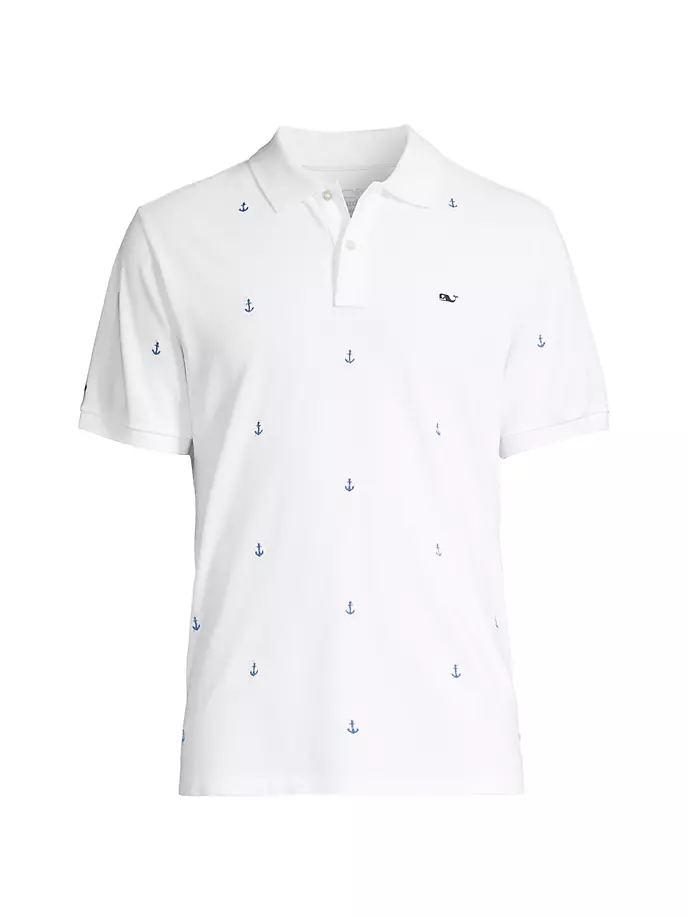 

Новинка: рубашка-поло Heritage Pique Vineyard Vines, белый