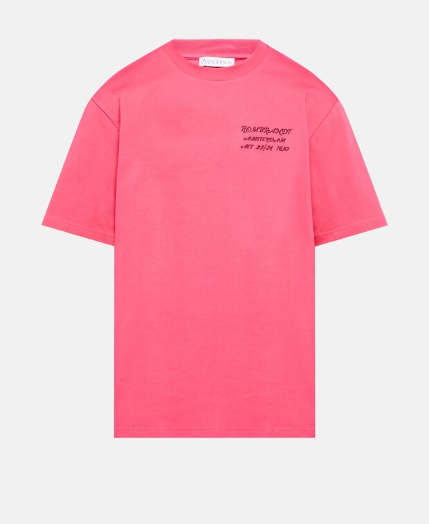 

Футболка JW Anderson, фуксия