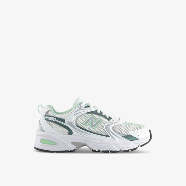 

Кроссовки mr530 с низким берцем из кожи и сетки с тиснением логотипа New Balance, белый