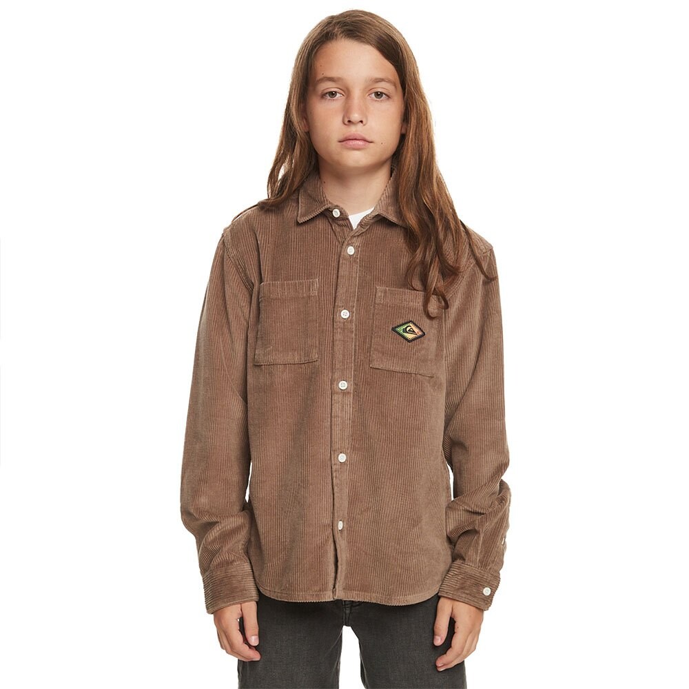 

Футболка с длинным рукавом Quiksilver Surf Cord, коричневый