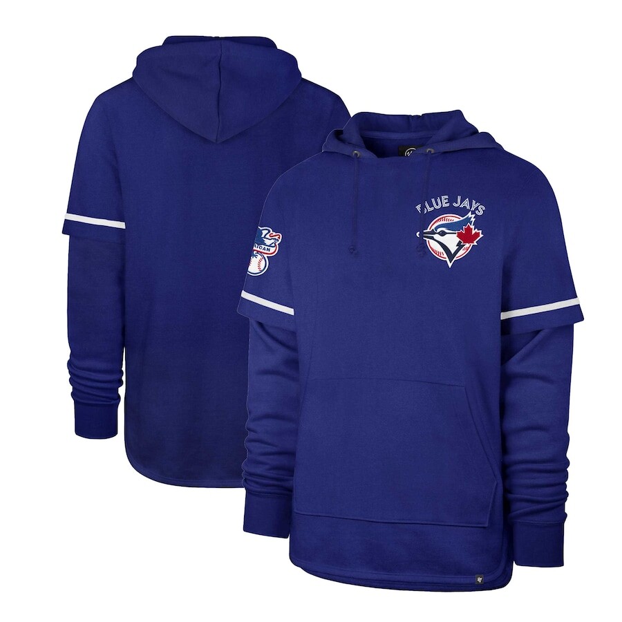 

Пуловер с капюшоном 47 Toronto Blue Jays, роял