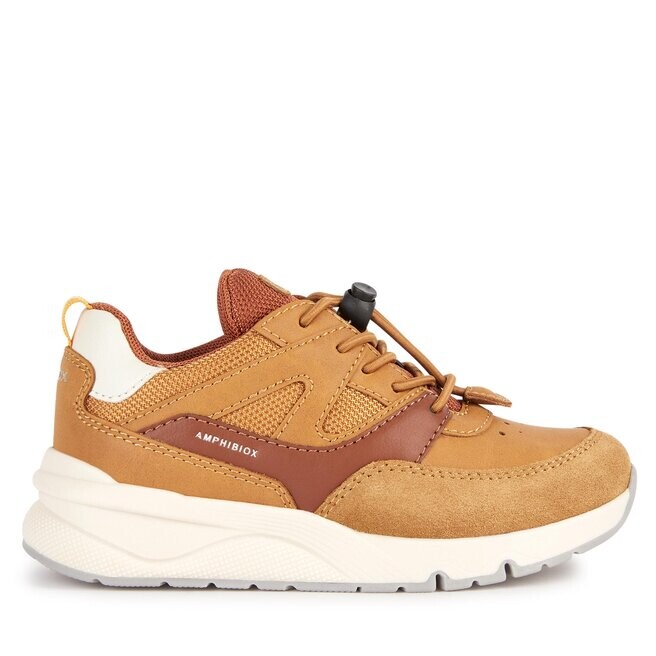 

Кроссовки Geox J Rooner Boy B Abx J36LMA 0ME22 C2286 S Dk Yellow/Brown, коричневый