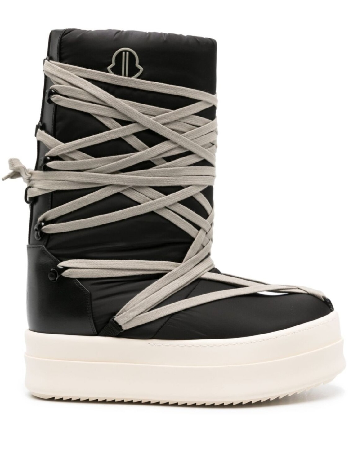 

Дутые сапоги Bigrocks Moncler + Rick Owens, черный