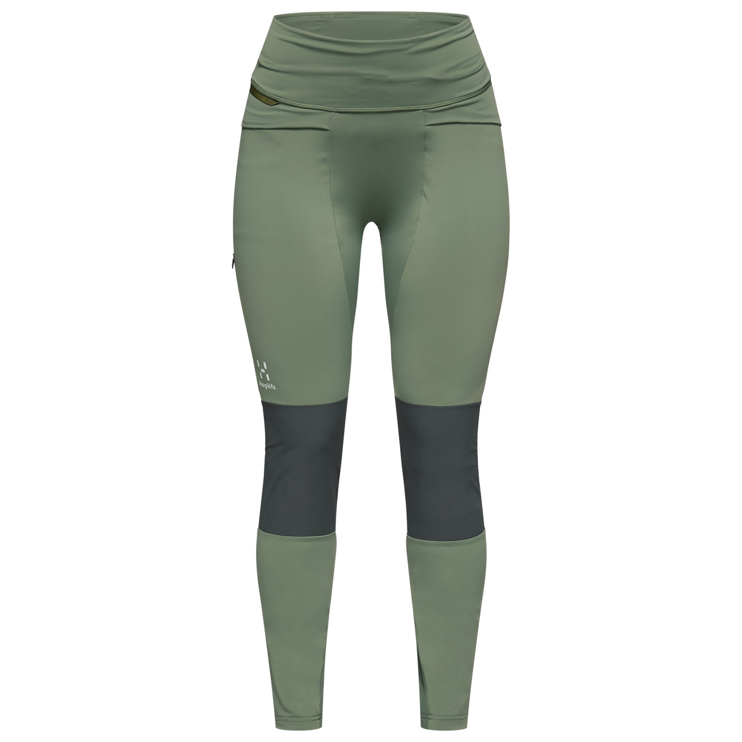 Трекинговые брюки Haglöfs Women's Luna, цвет Olive Green/Magnetite
