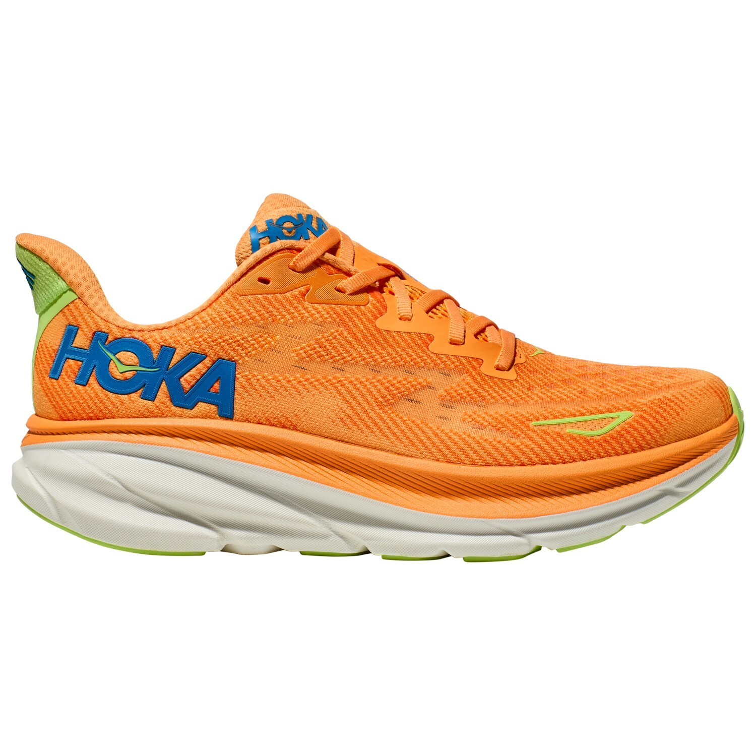

Кроссовки Hoka Clifton 9, цвет Solar Flare/Lettuce