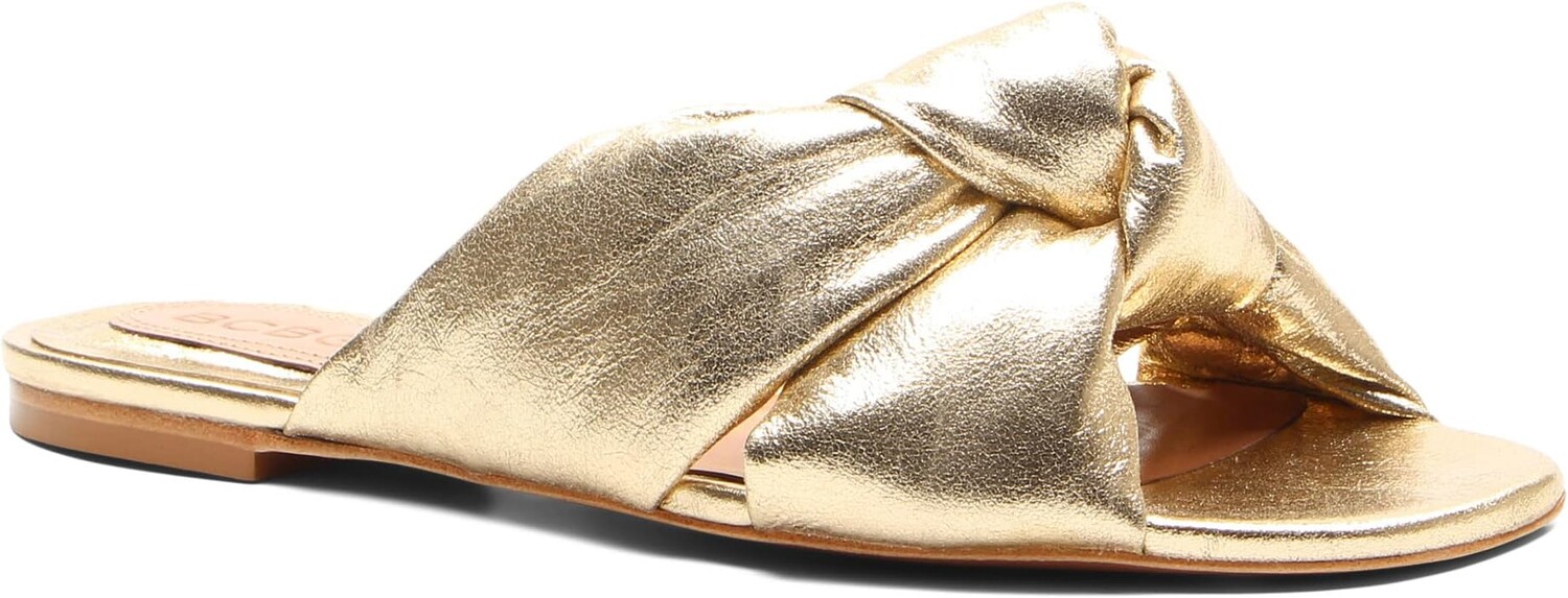 

Сандалии на плоской подошве Tinsley Slide Sandal BCBGMAXAZRIA, цвет Platino