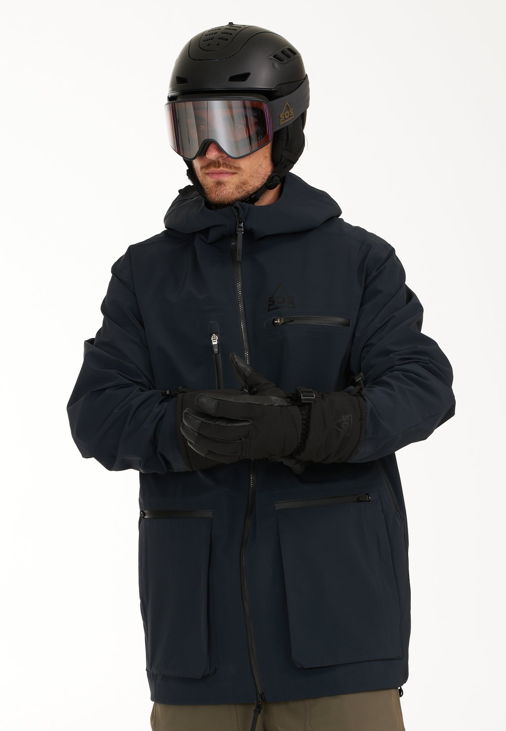 Куртка для сноуборда SKI SILVERTON SOS, цвет black