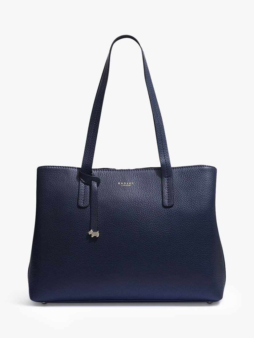 

Большая кожаная рабочая сумка Radley Dukes Place с открытым верхом, чернила