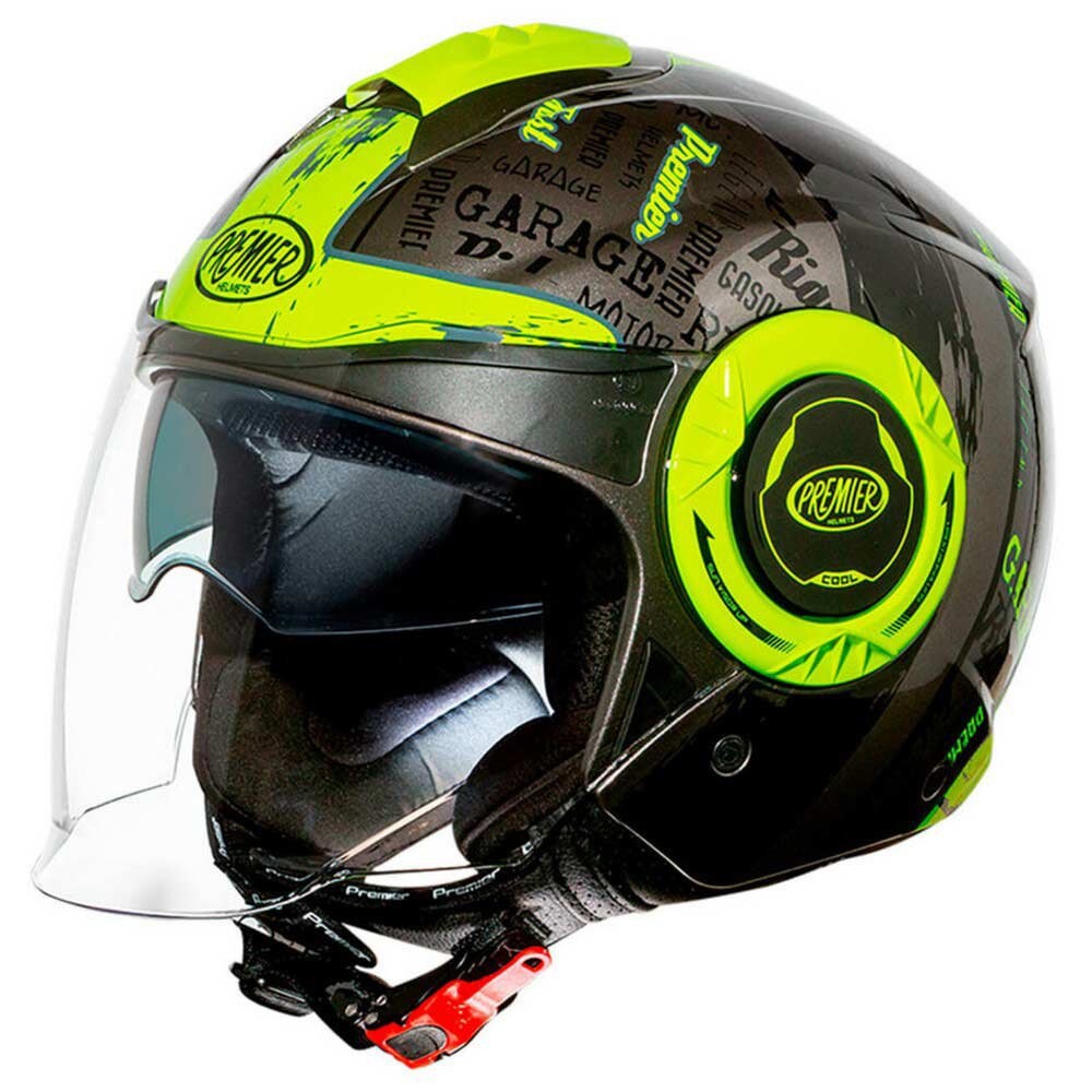 

Открытый шлем Premier Helmets Cool Evo RD Y 17, черный