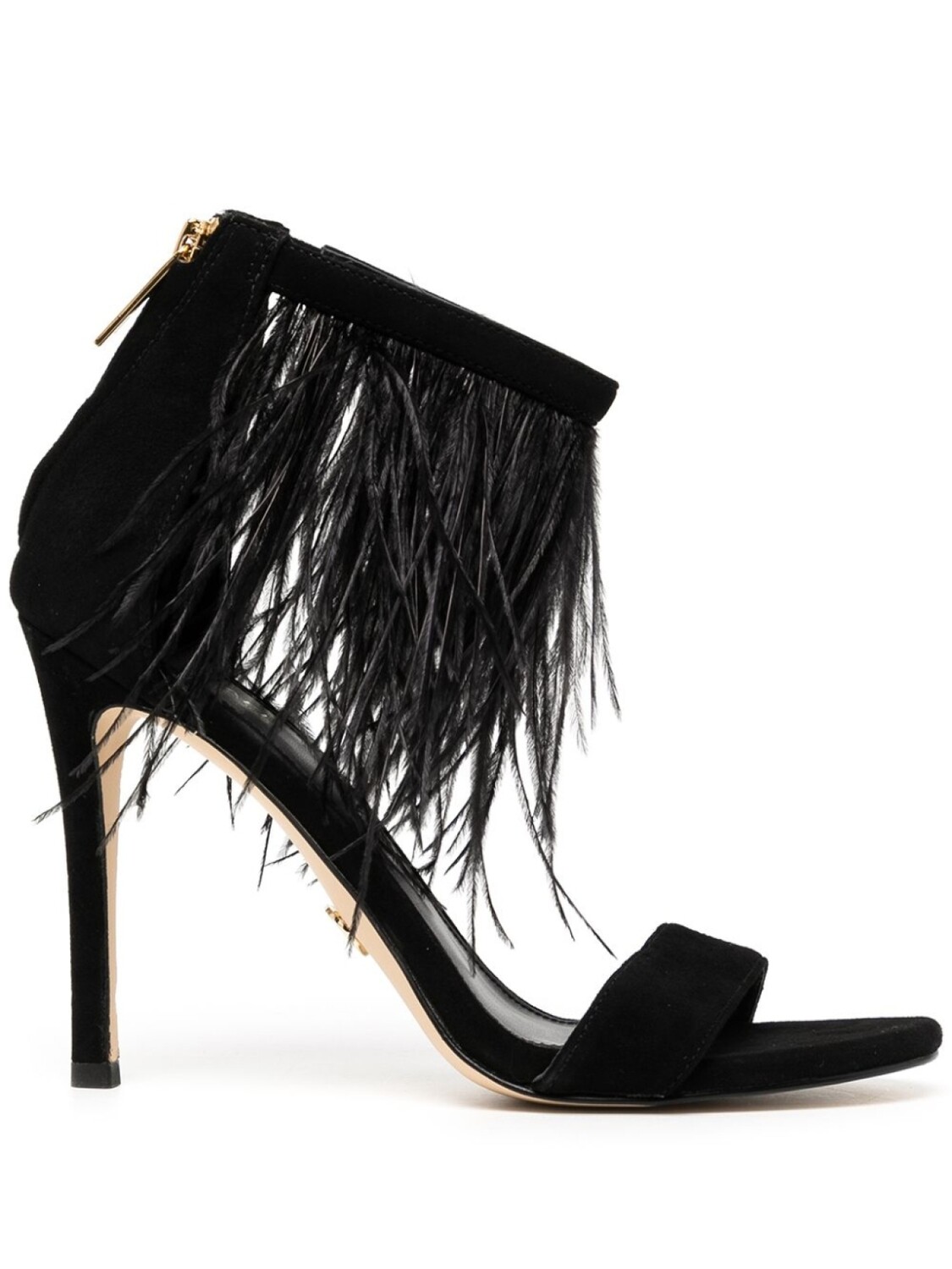 

Michael Kors босоножки Meena 110 с перьями, черный