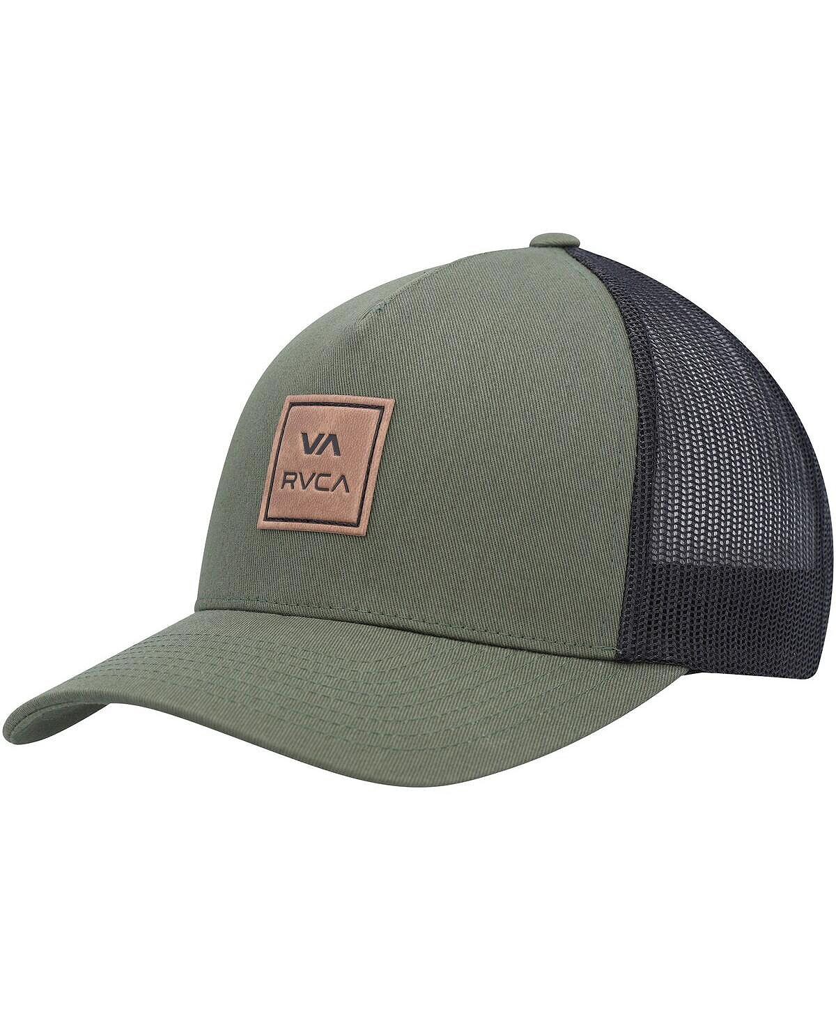 

Мужская оливково-черная кепка VA All The Way Trucker Snapback RVCA