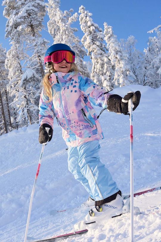 Детская лыжная куртка Posio Reima, розовый женская лыжная куртка с мембраной luhta цвет grau