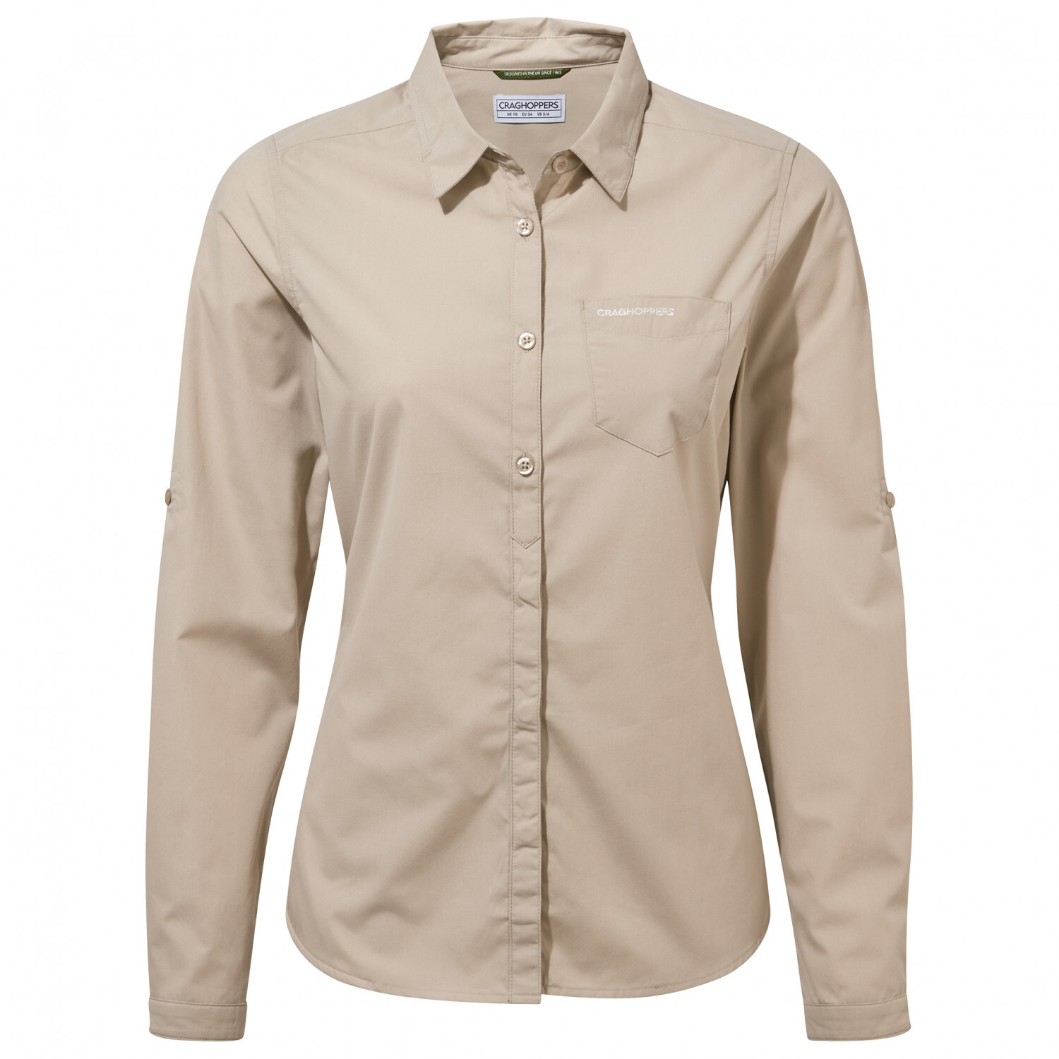 

Блузка Craghoppers Women's Kiwi II L/S Shirt, цвет Desert Sand
