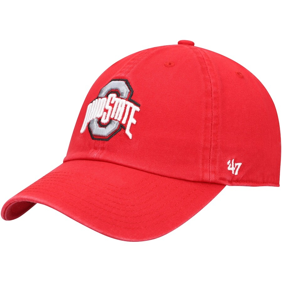 

Бейсболка 47 Ohio State Buckeyes, алый