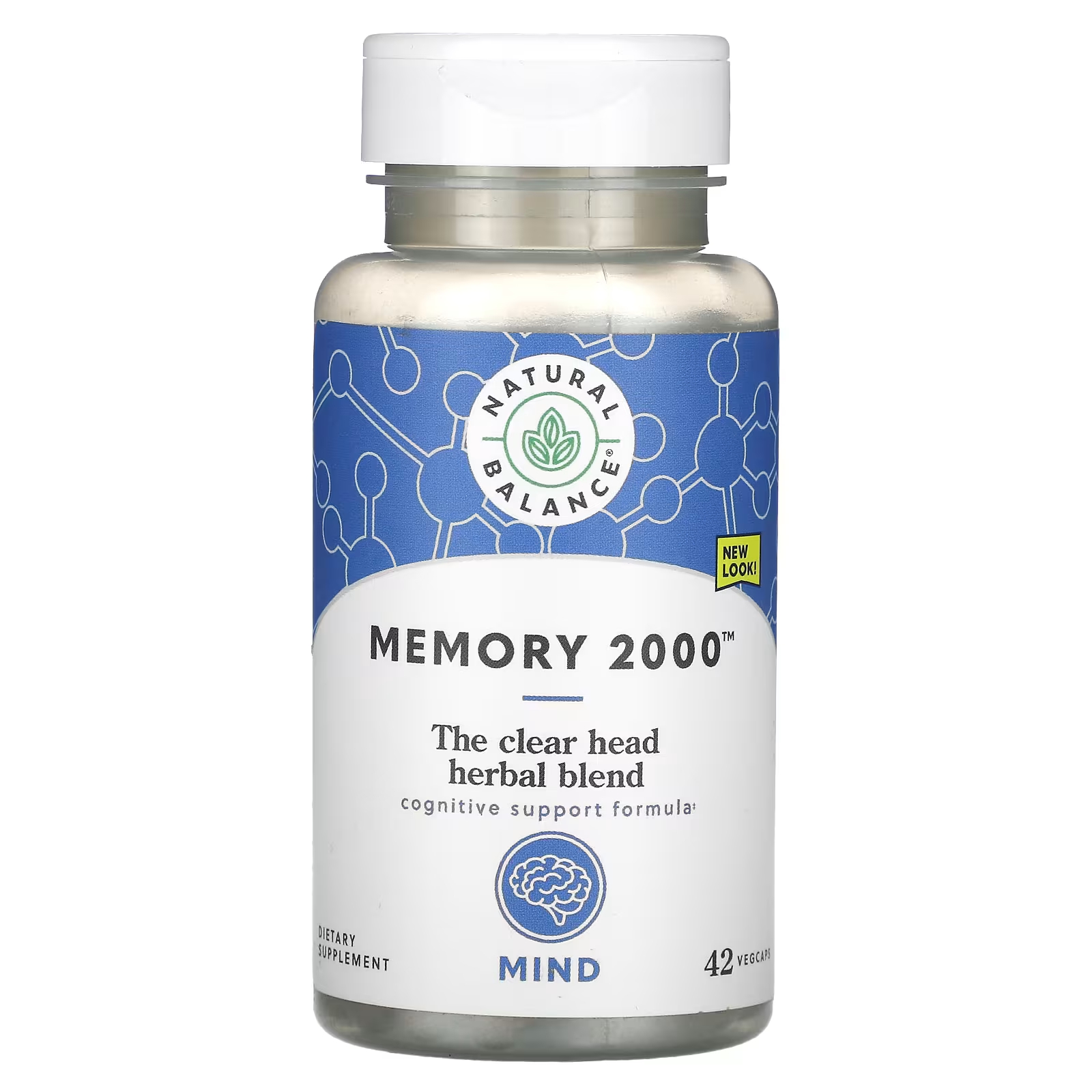 Пищевая добавка Natural Balance Memory 2000, 42 растительные капсулы