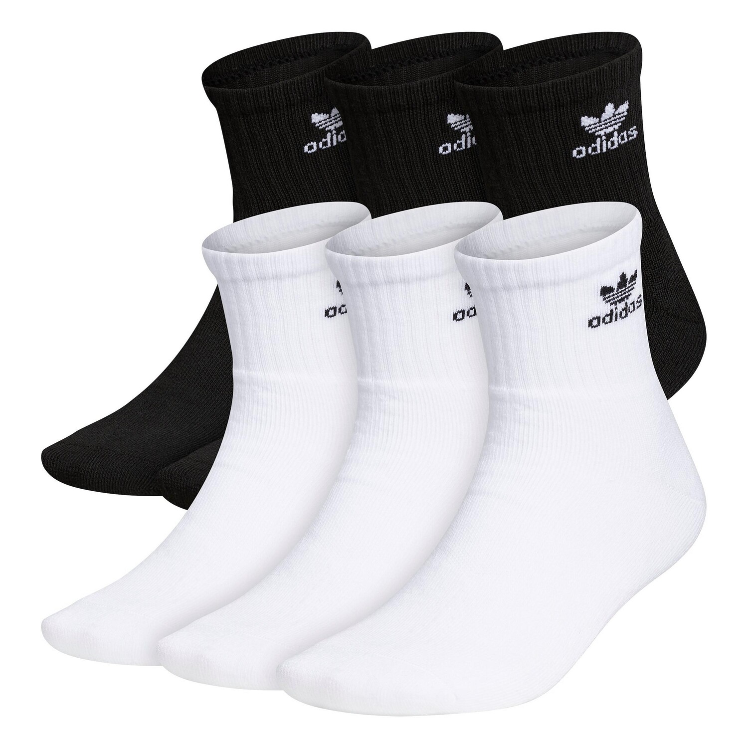 

Носки adidas Originals Trefoil Crew (6 шт.), черный