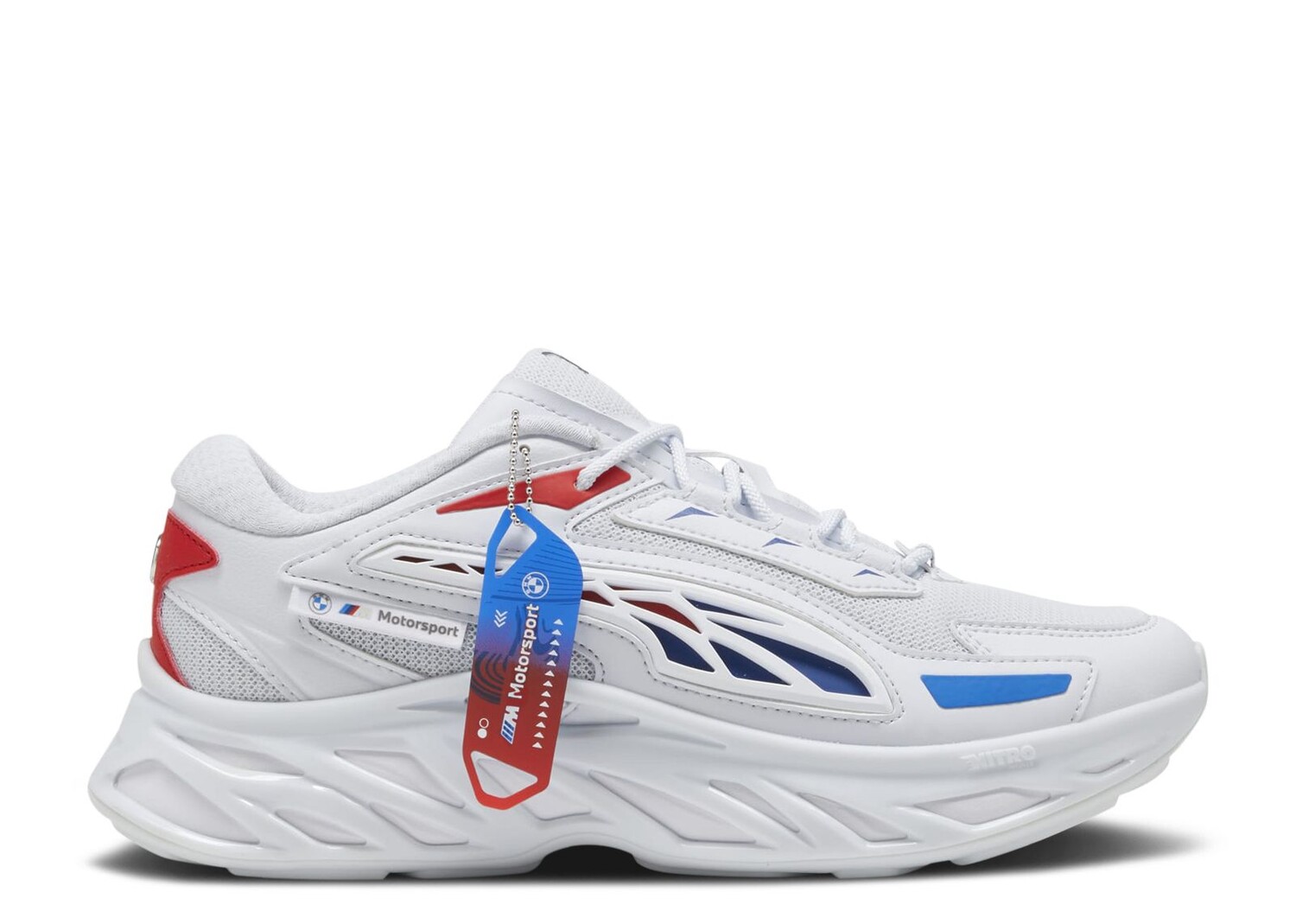 

Кроссовки Puma Bmw Motorsport X Exotek Nitro 'Silver Mist Pop Red', серый