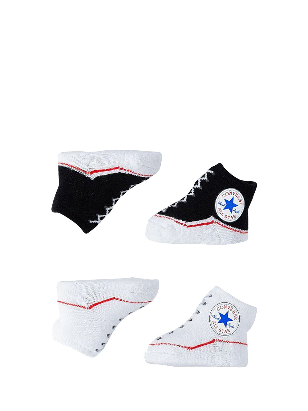 

Детские носки унисекс, черные/белые Converse