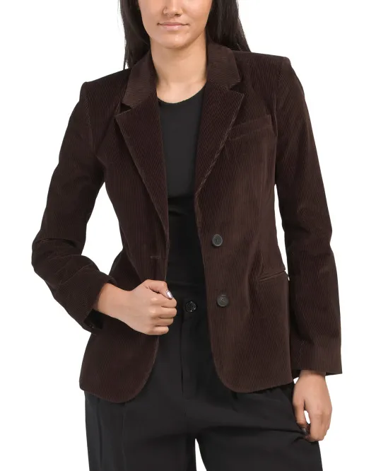 

Вельветовый пиджак Femme Frame, цвет Espresso