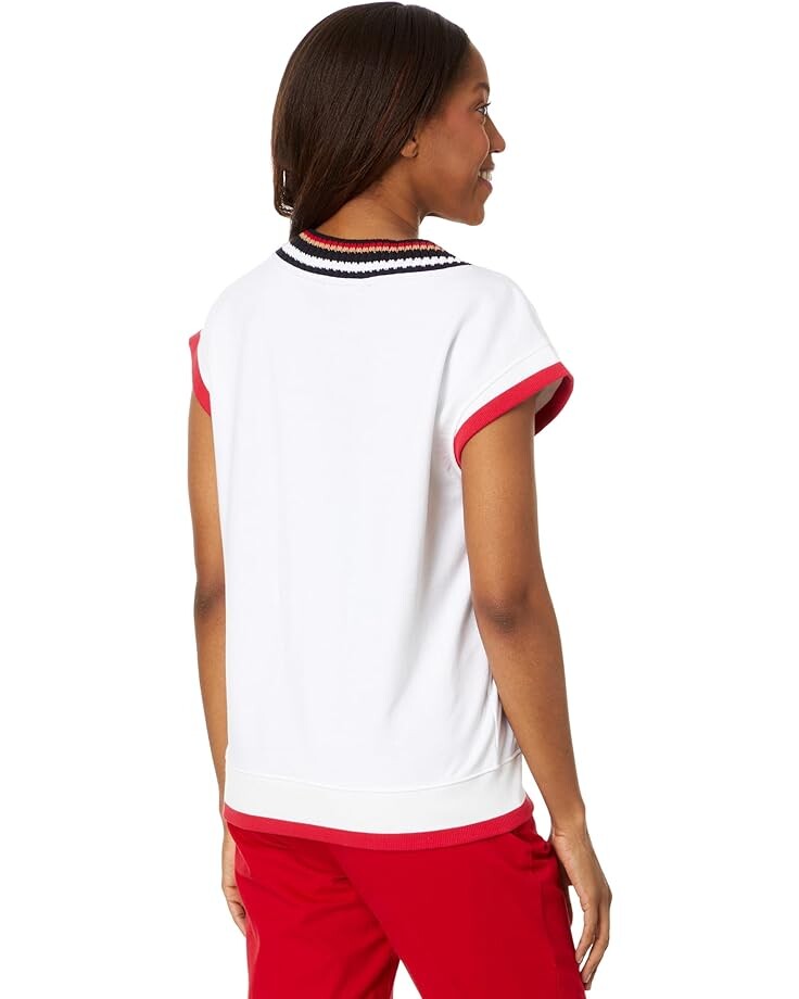

Свитер Tommy Hilfiger French Terry Pullover Vest, ярко-белый