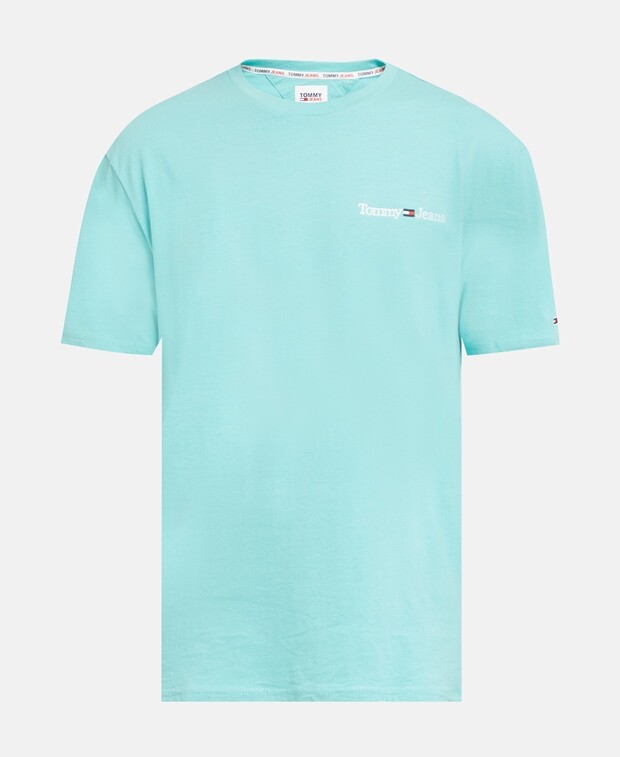 

Футболка Tommy Jeans, лазурный синий