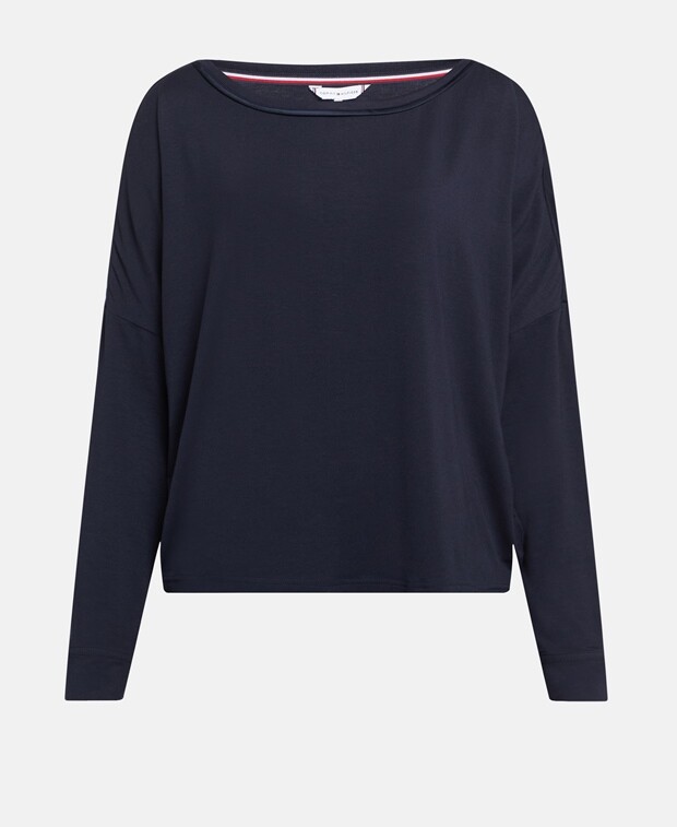 

Топ с длинными рукавами Tommy Hilfiger, темно-синий