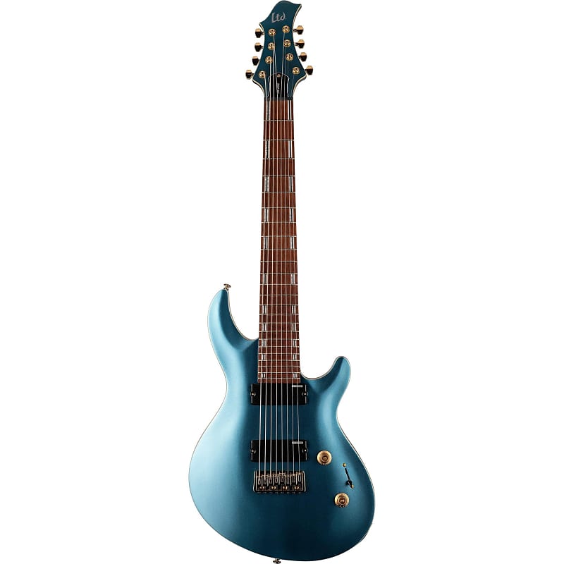 цена Электрогитара ESP LTD Javier Reyes JR208 Electric Guitar, 8-String, Pelham Blue