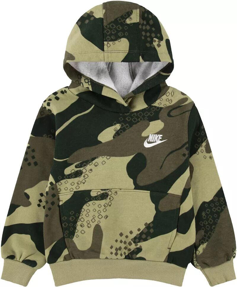 

Флисовый пуловер с камуфляжным принтом Nike для малышей Sportswear Club