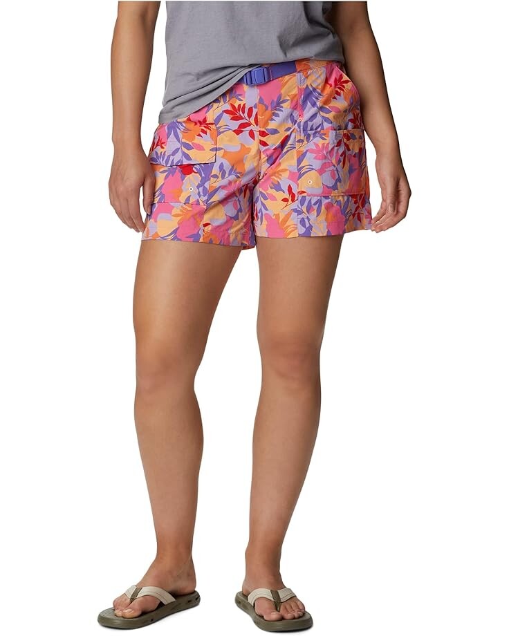 

Шорты Columbia Summerdry Cargo, цвет Wild Geranium/Floriated