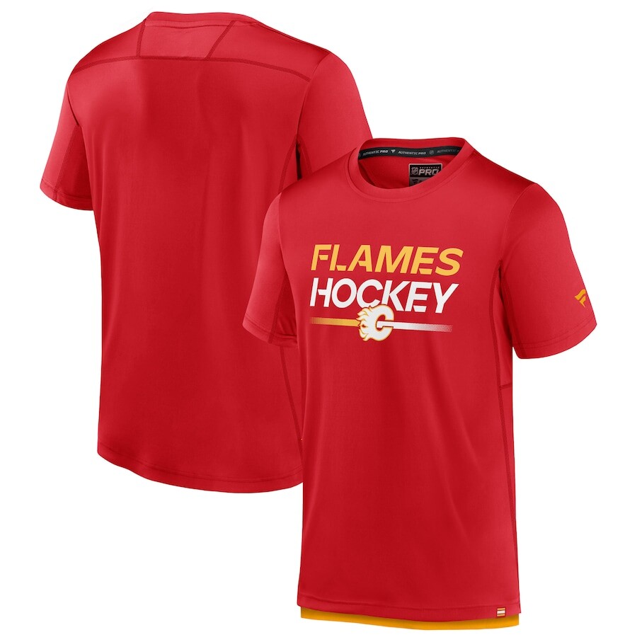 

Футболка с коротким рукавом Fanatics Branded Calgary Flames, красный