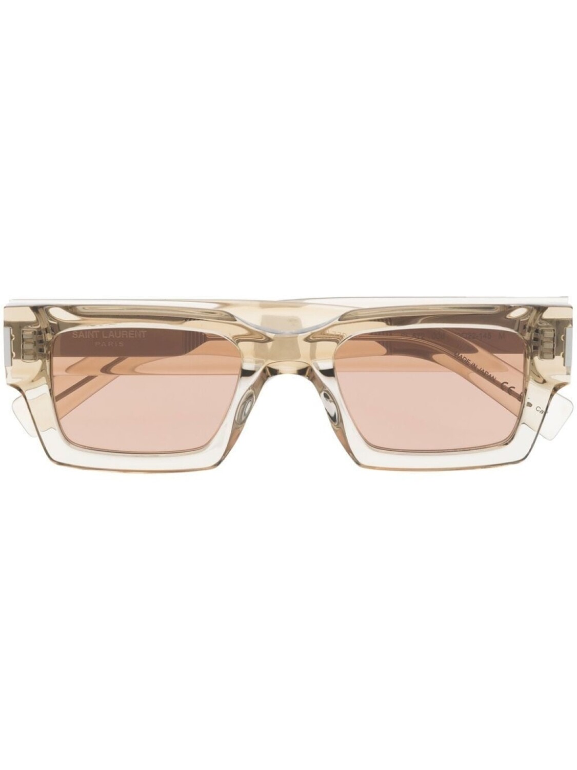 

Saint Laurent Eyewear солнцезащитные очки в квадратной оправе, серый