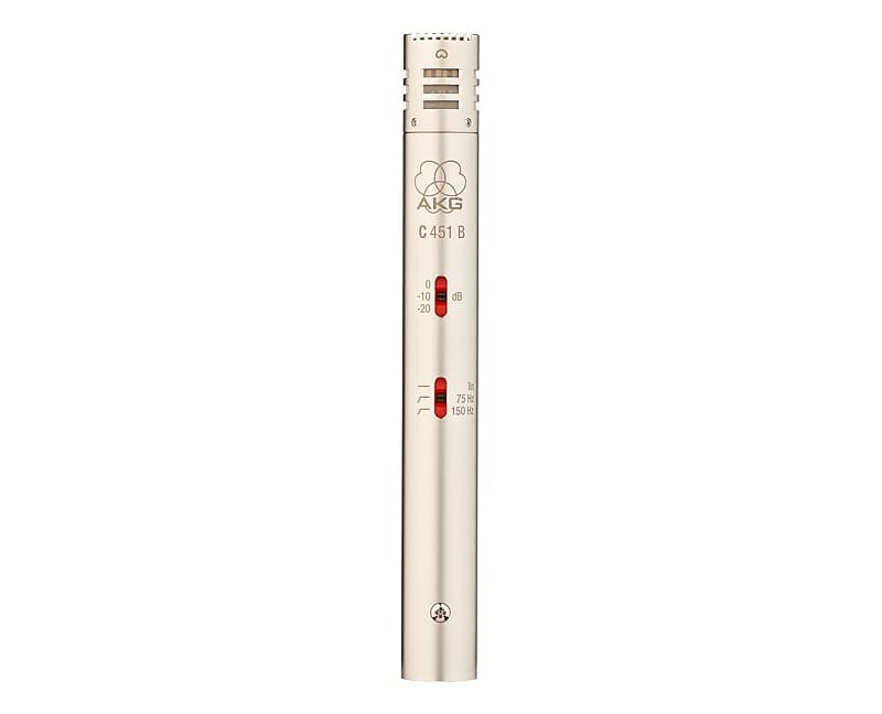 

Конденсаторный микрофон AKG C451B Small Diaphragm Cardioid Condenser Microphone