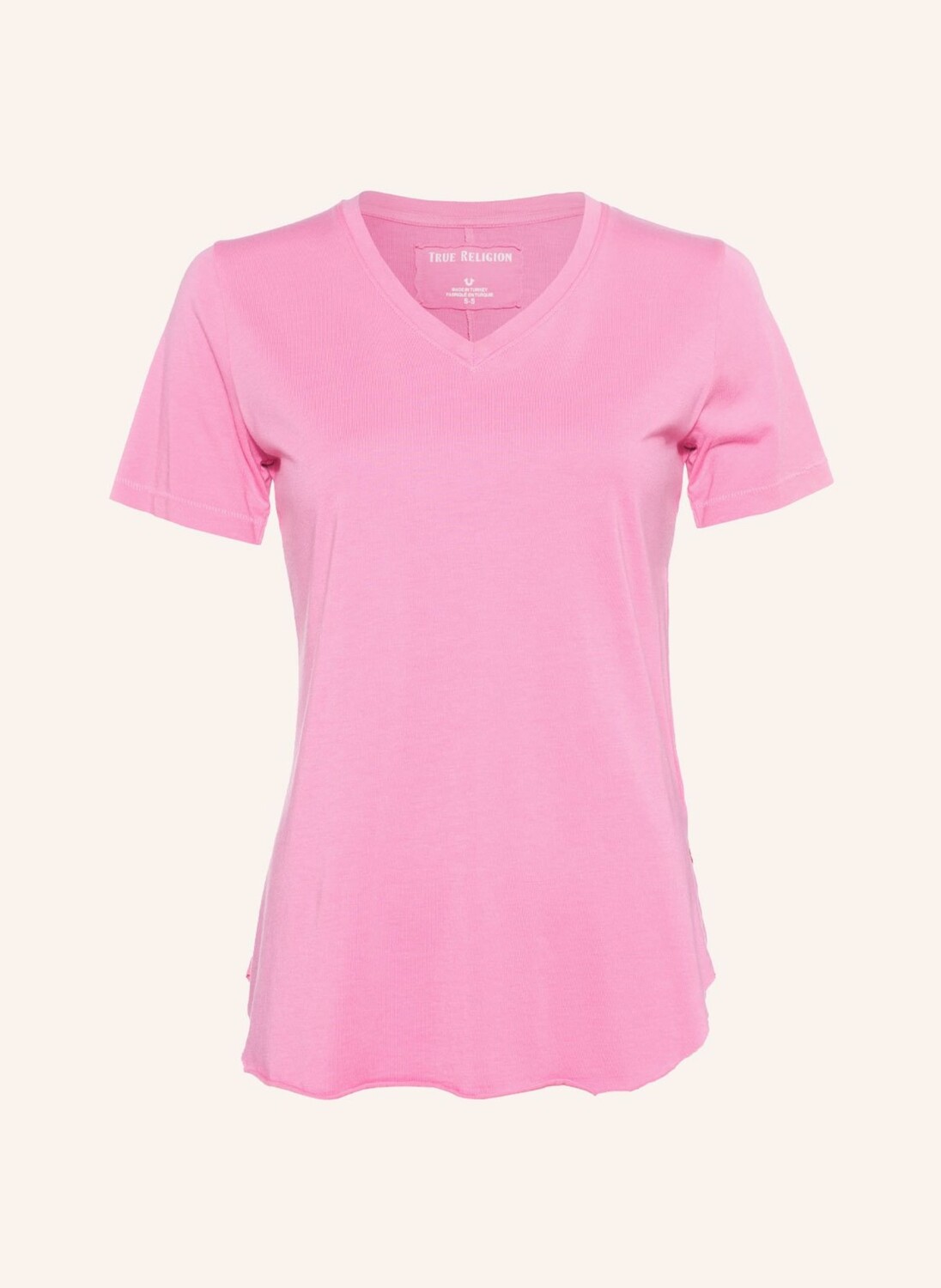 

Футболка TRUE RELIGION V-Neck, розовый