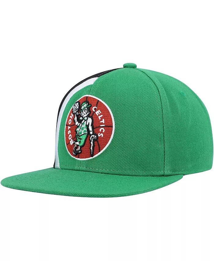 

Мужская бейсболка Kelly Green Boston Celtics Hardwood Classics Retroline Snapback Mitchell & Ness, зеленый