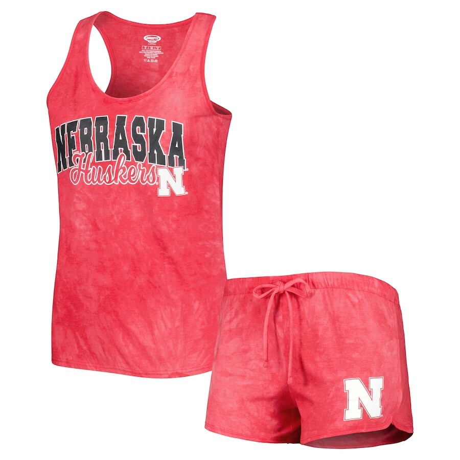 

Пижамный комплект Concepts Sport Nebraska Huskers, алый