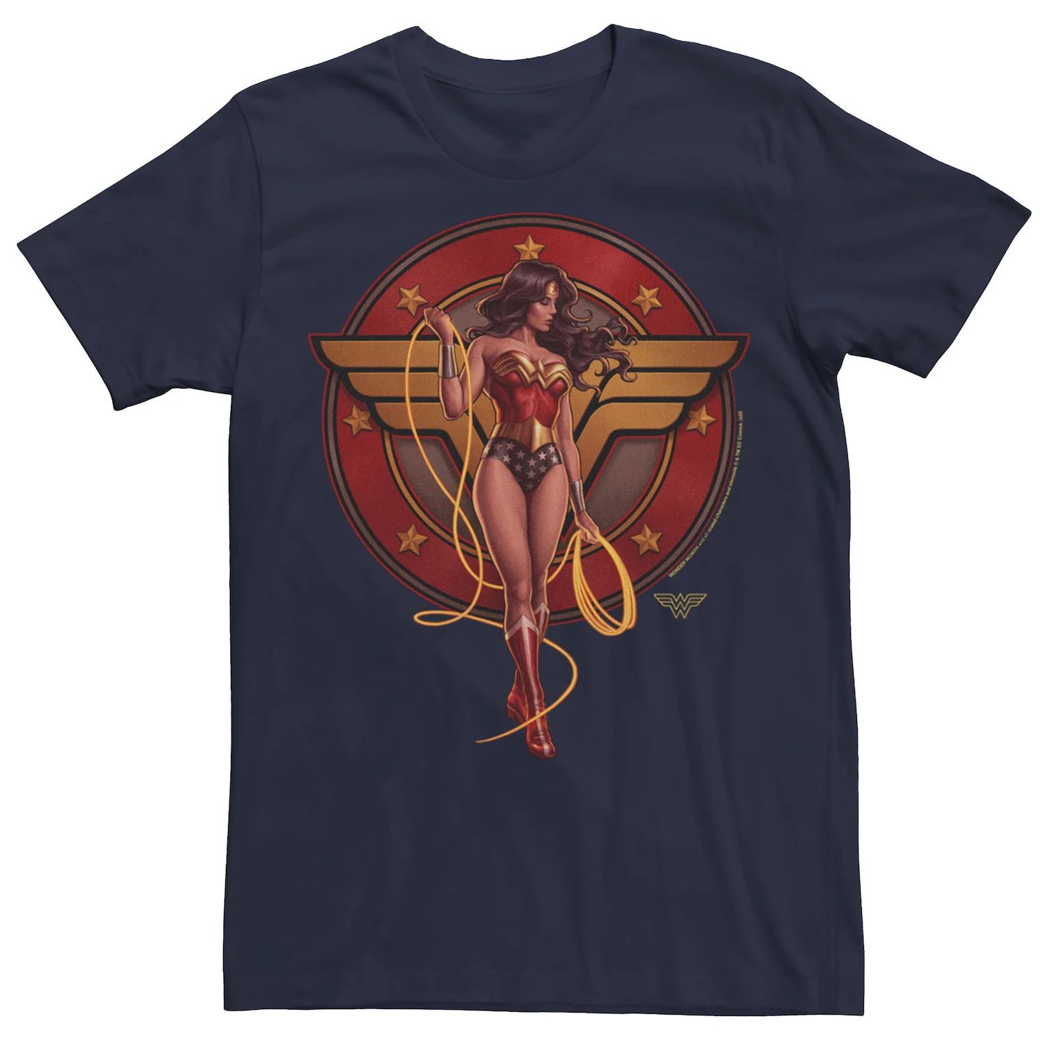 Мужская футболка с логотипом DC FanDome Wonder Woman Portrait Licensed Character