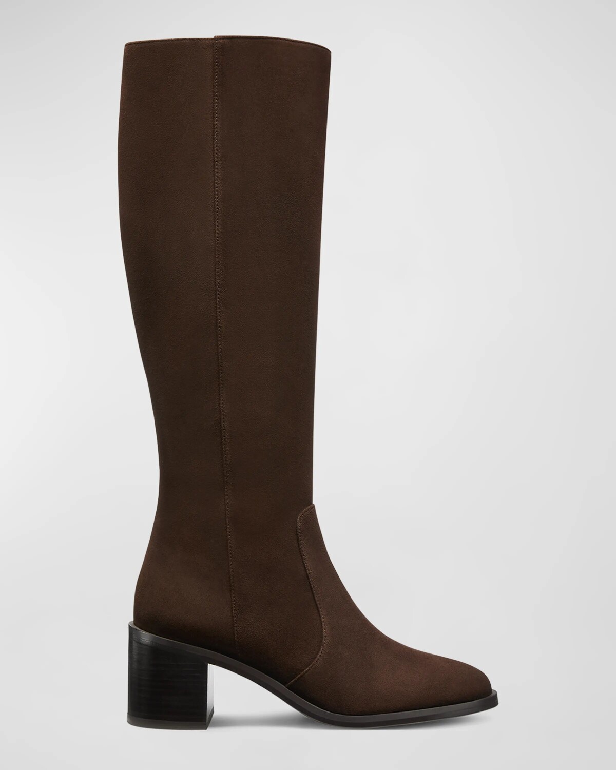 

Замшевые сапоги Esme Stuart Weitzman, цвет Walnut/Dark Brown