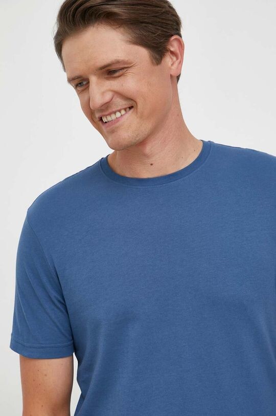 

Хлопковая футболка United Colors of Benetton, синий