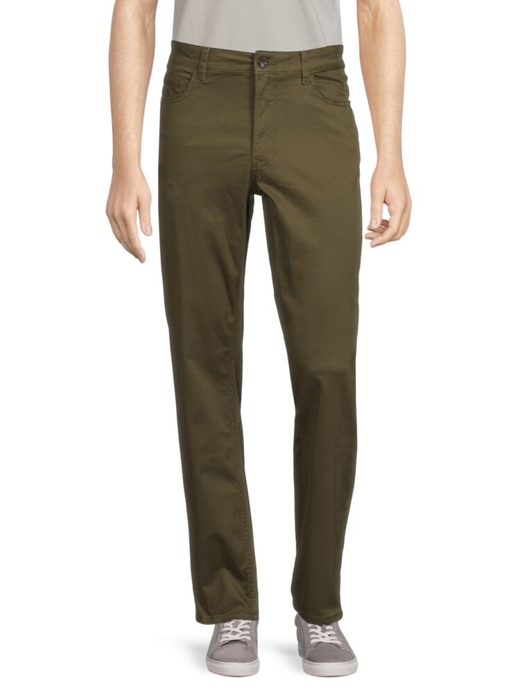

Сатиновые брюки с пятью карманами Ben Sherman, цвет Olive