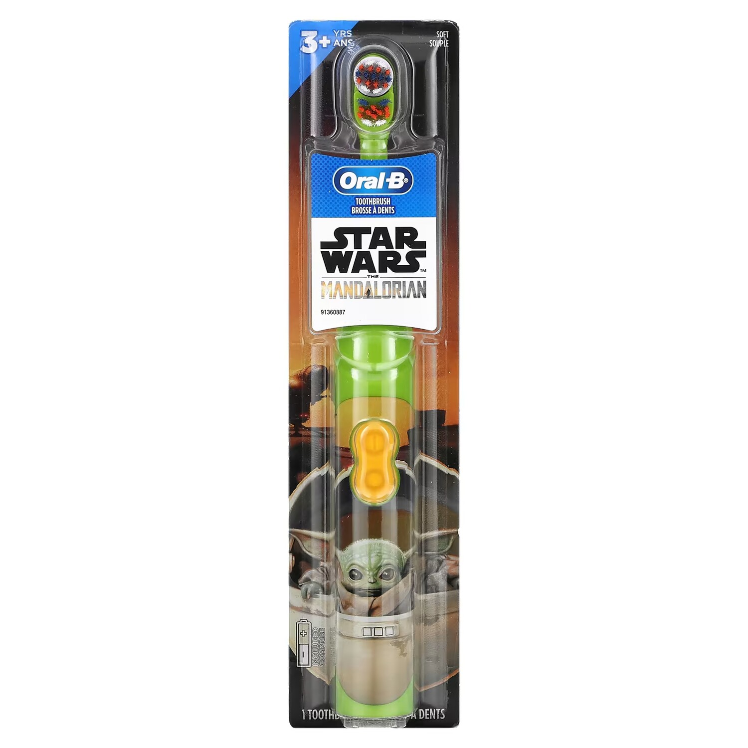 

Электрическая зубная щетка для детей от 3 лет Oral-B Star Wars The Mandalorian
