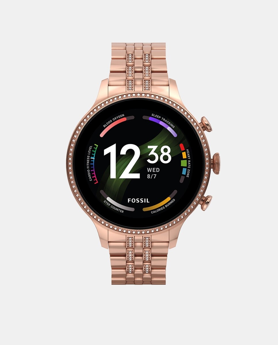 

Умные часы Gen 6 FTW6077 в розовой стали Fossil, розовый
