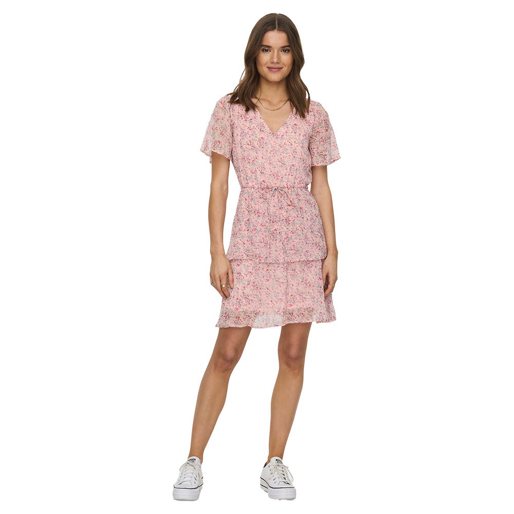 Короткое платье Jdy Melly Short Sleeve, розовый короткое платье levi´s sweatshirt short sleeve розовый