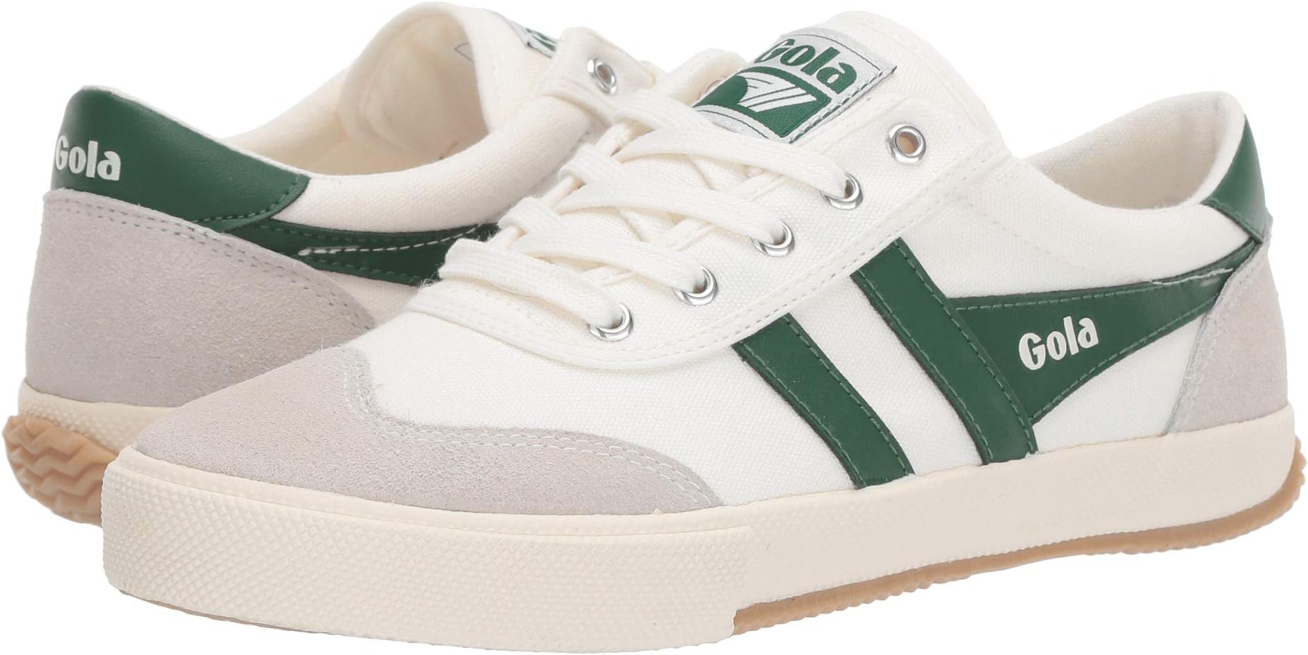Кроссовки Badminton Gola, цвет Off-White/Green шорты off white hands off skate track green зеленый