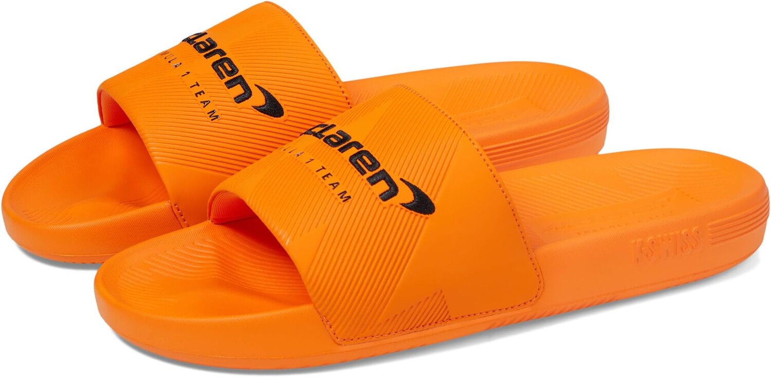 

Шлепанцы Slide Sandal X McLaren K-Swiss, цвет Papaya