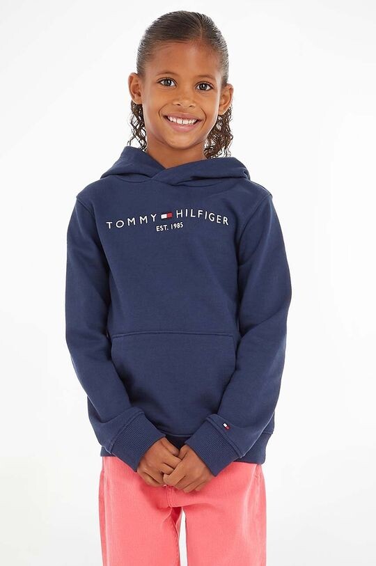

Детская хлопковая толстовка Tommy Hilfiger, темно-синий