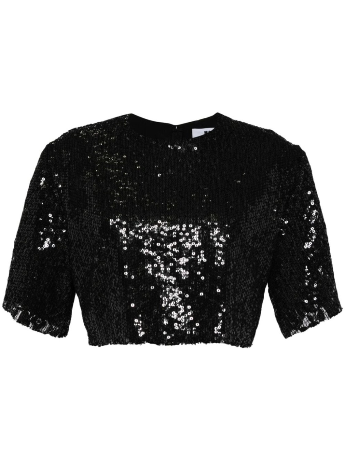

Блузка с пайетками MSGM, черный